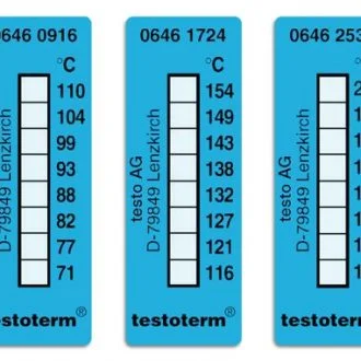 testo testoterm Bandelette de mesure de température 161 à 204 °C