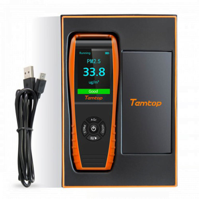 Temtop LKC-1000S Air Quality Monitor | Particle Dust Monitor | Instrukart