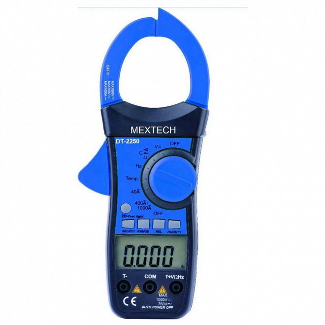 Mextech DT-2250 Digital AC Clamp Meter