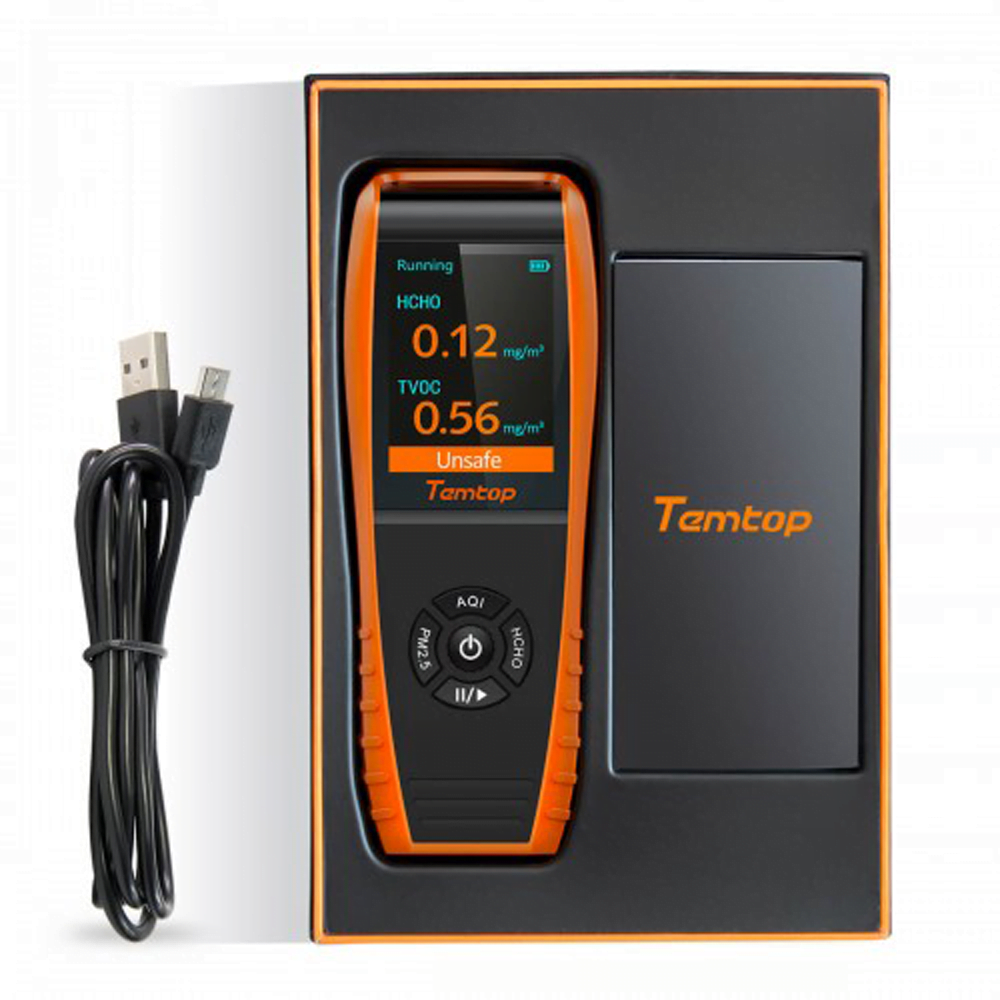 Temtop Air Quality Monitor Buy Portable Dust Monitor Online Instrukart