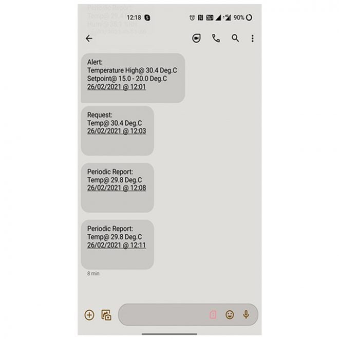 AI-TAM1-IoT SMS notification