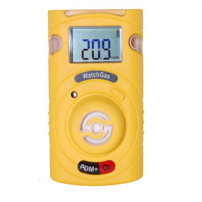 WatchGas PDM+ Sustainable O2 Single Gas Detector