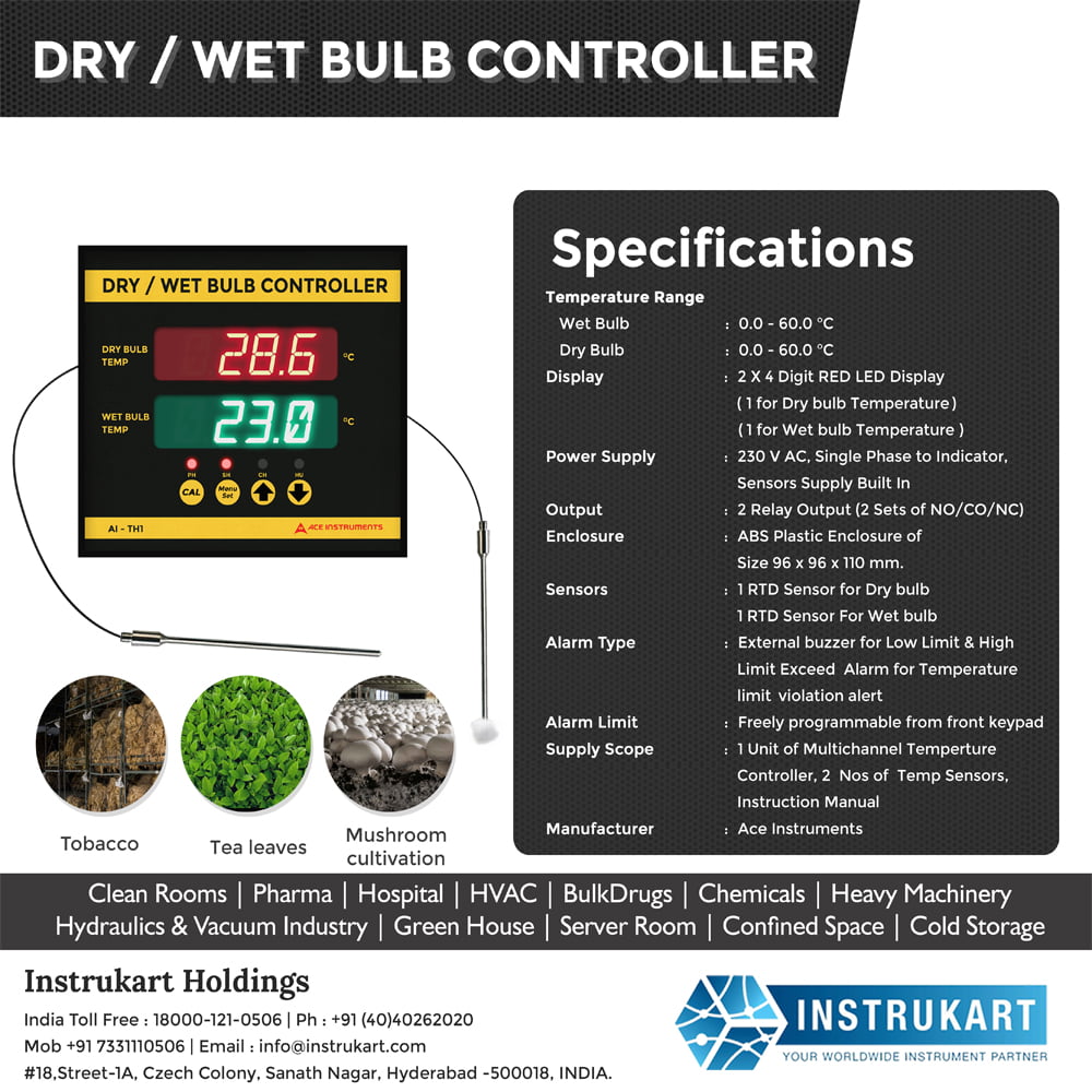 Dry and Wet Bulb Controller