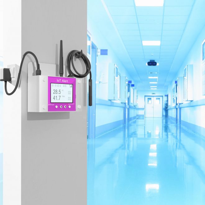 Hospital Temperature and Humidity Alert Monitoring System