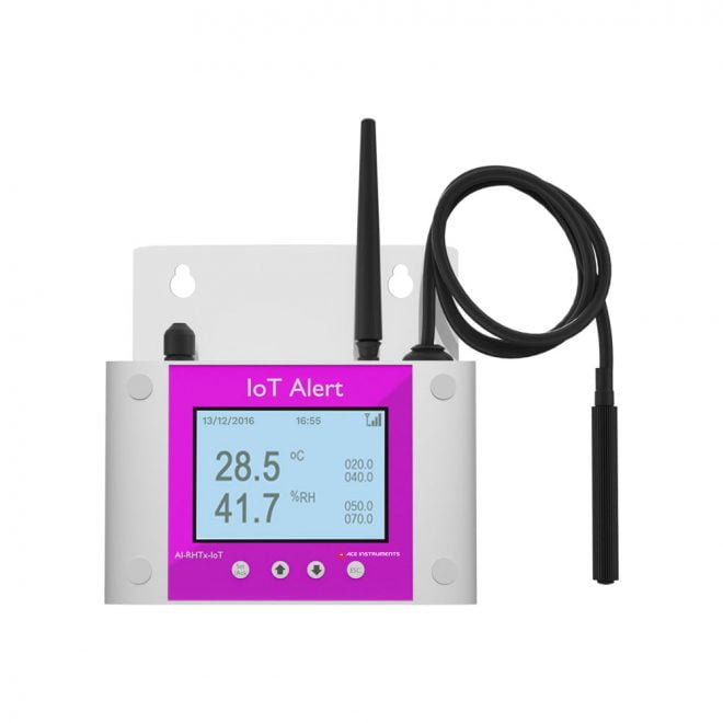 Paper Storage Temperature And Humidity Alert Monitor