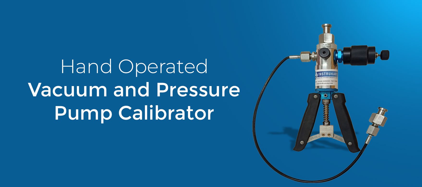 Hand Operated Vacuum and Pressure Pump Calibrator