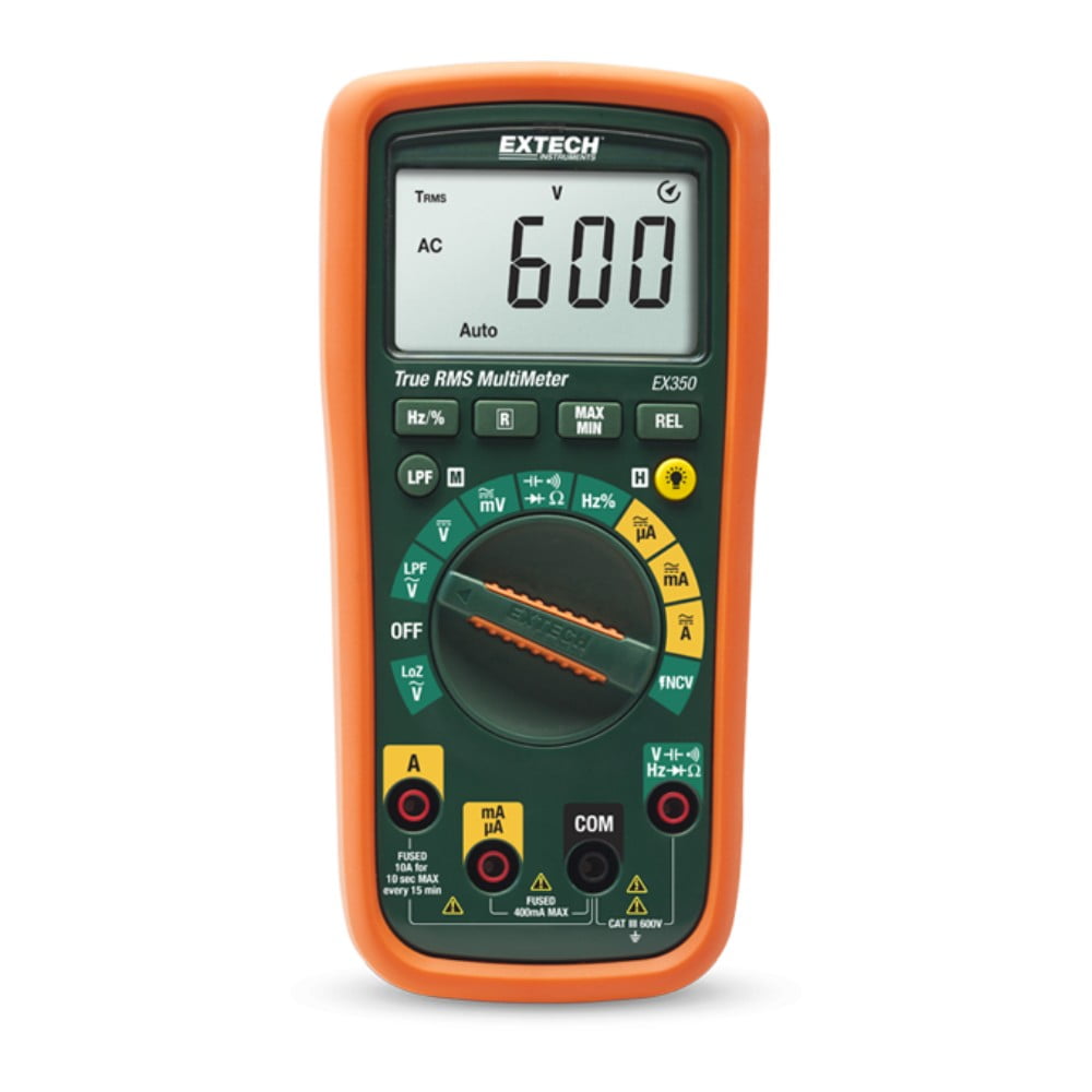Extech EX350 True RMS Professional Multimeter with NCV