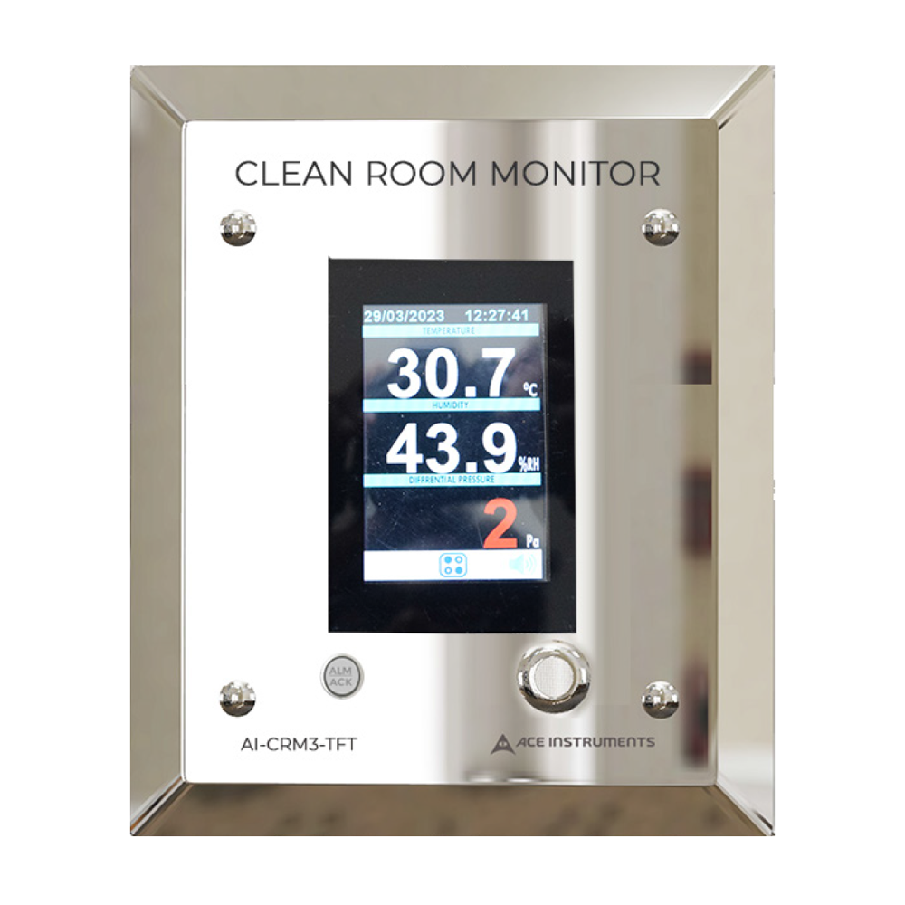 Ace AI-CRM3-TFT Touch Screen Differential Pressure Monitor