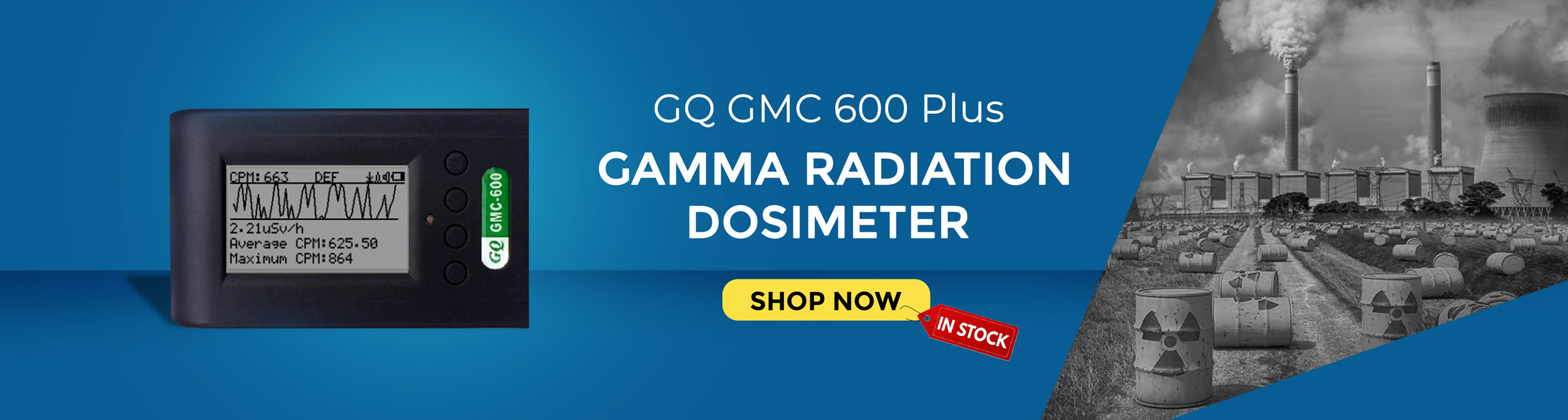 GQ GMC 600 Plus | Gamma Radiation Dosimeter